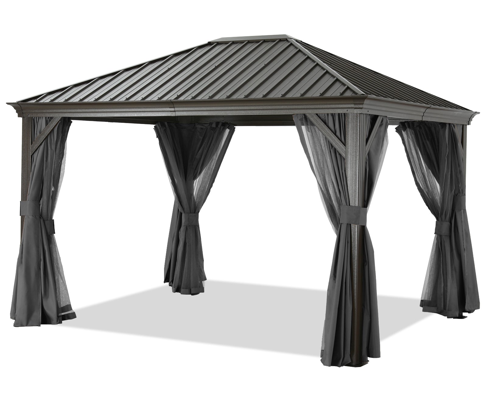 Hardtop Gazebo - Outdoor permanent gazebo and Netting