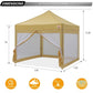 S1 Commercial 10x10 Canopy with Mesh Walls