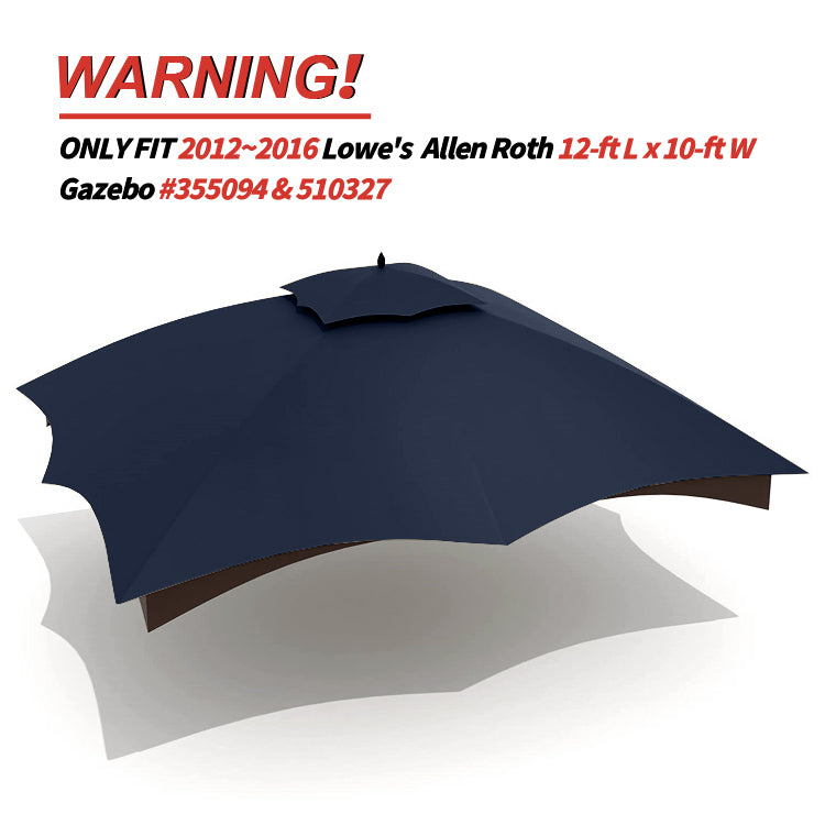 10x12 Gazebo Replacement Accessories (GF-12S004B-1/GF-12S004BTO)