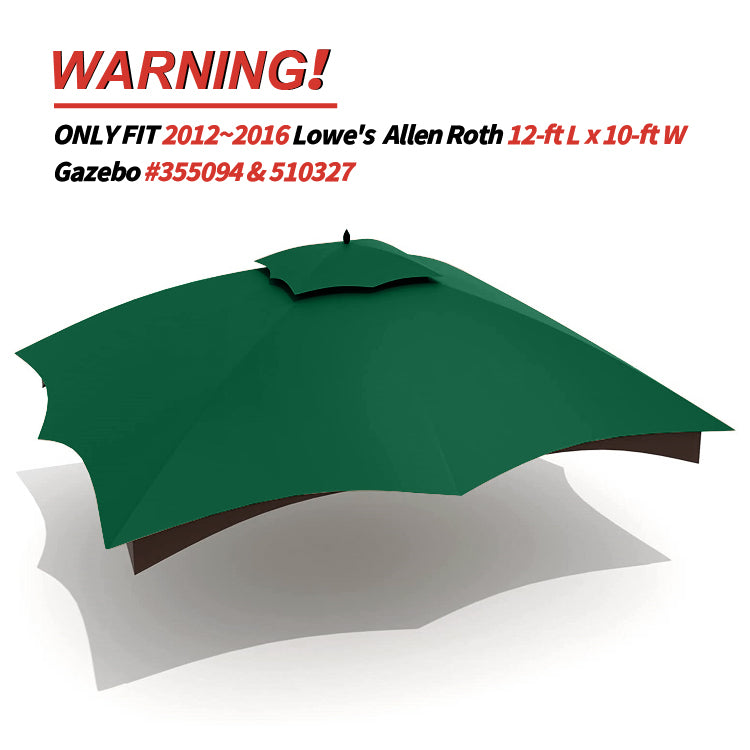 10x12 Gazebo Replacement Accessories (GF-12S004B-1/GF-12S004BTO)