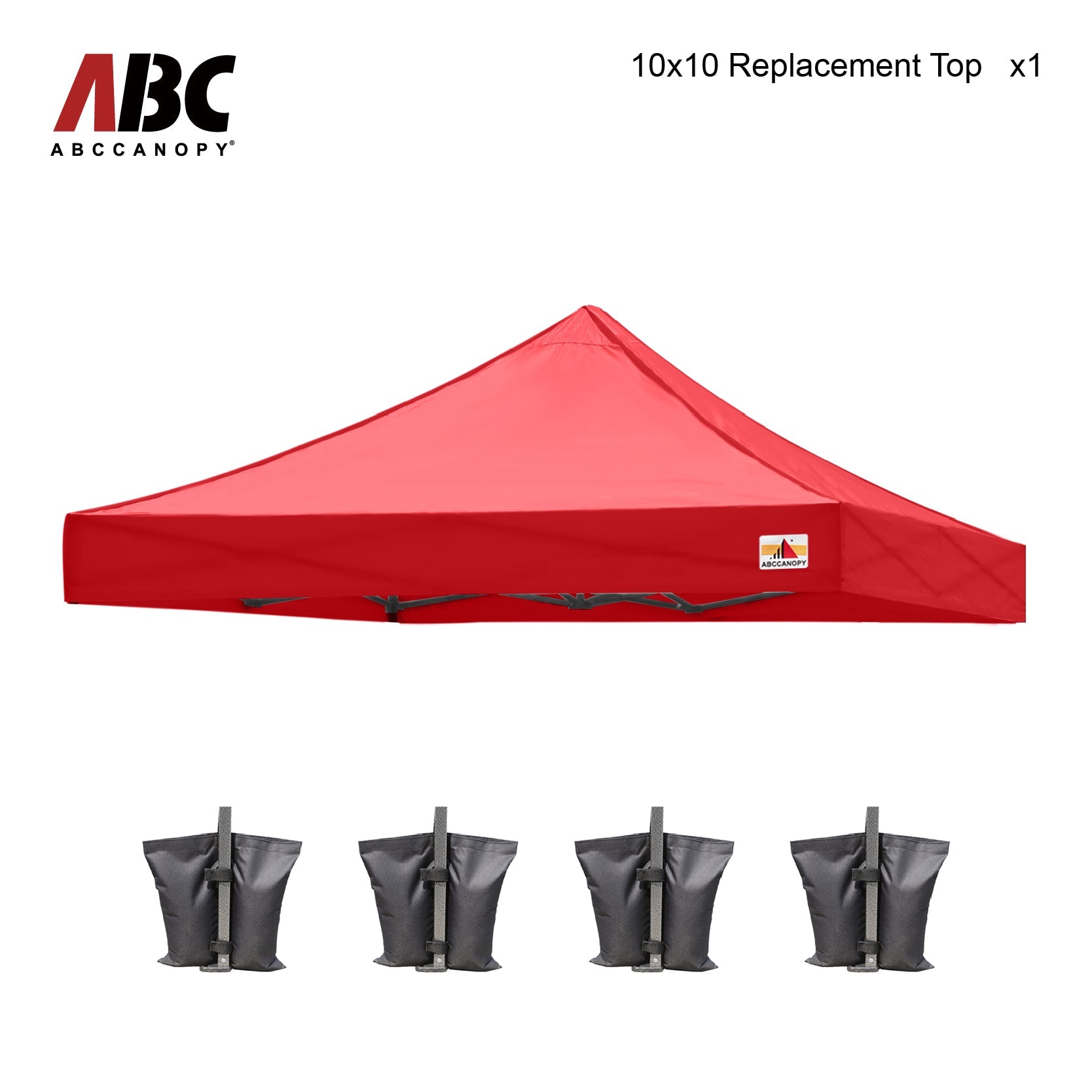 Top cover for 10x10 canopy(4 extra weight bags)