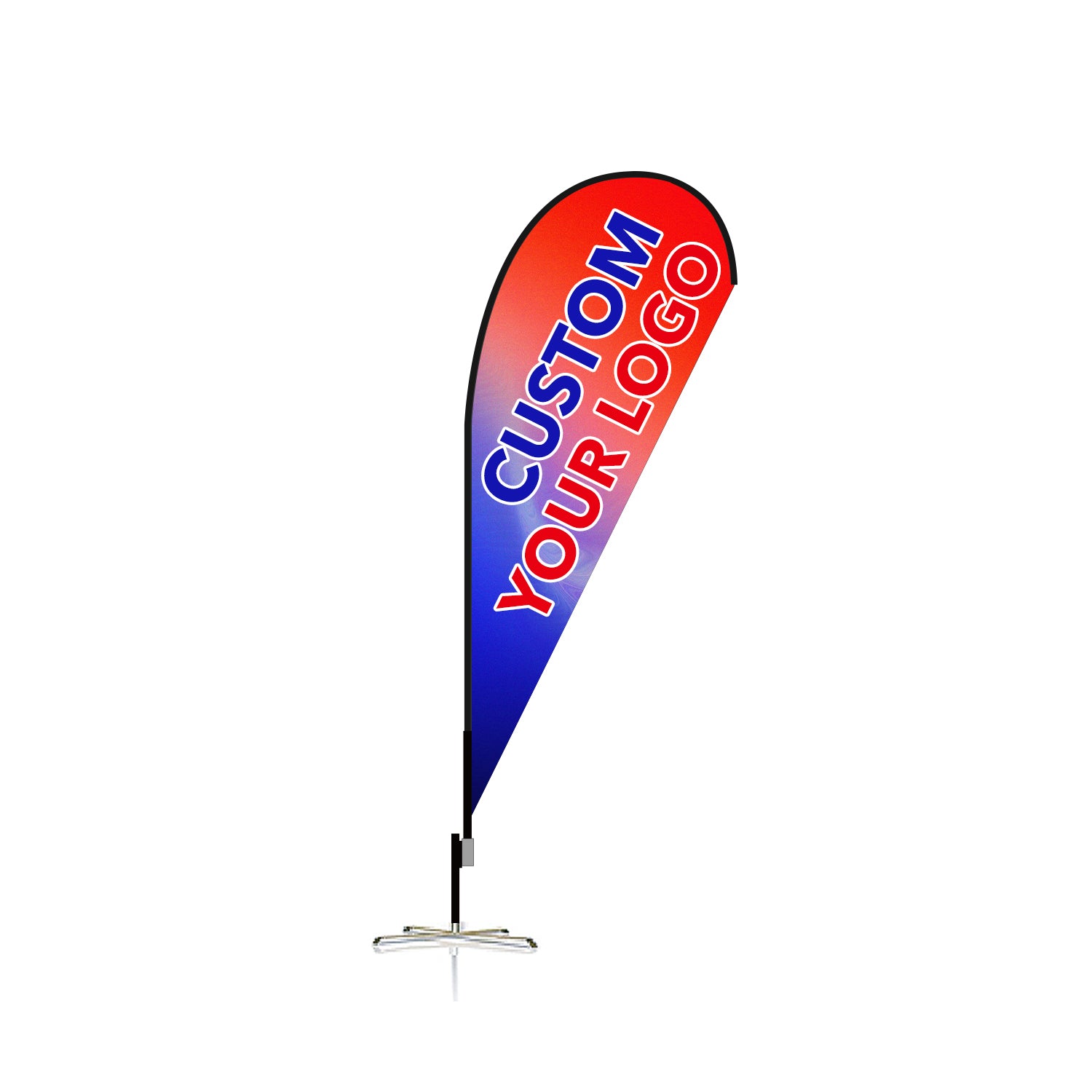 Custom Teardrop Flag 8FT/10FT/12FT (1 Flag)