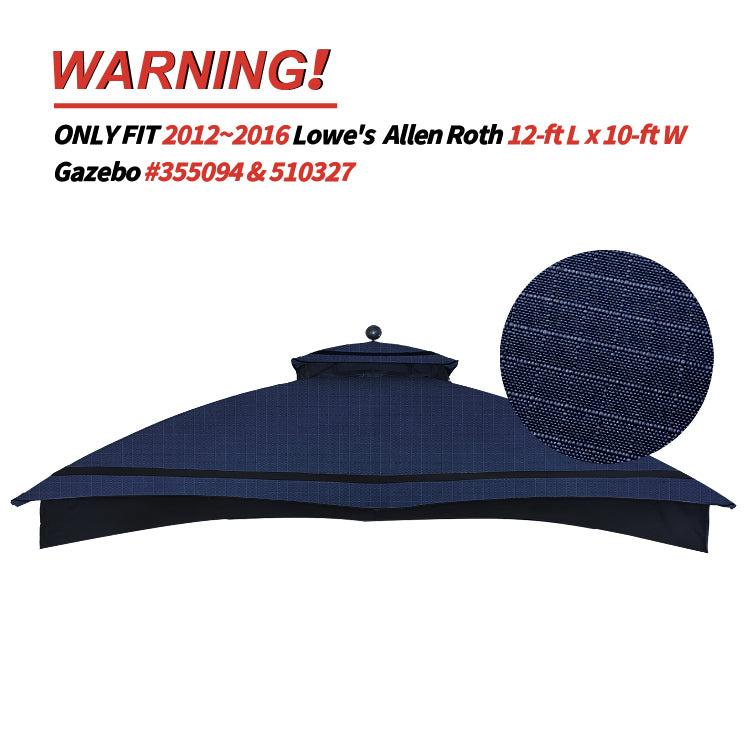 10x12 Gazebo Replacement Accessories (GF-12S004B-1/GF-12S004BTO)