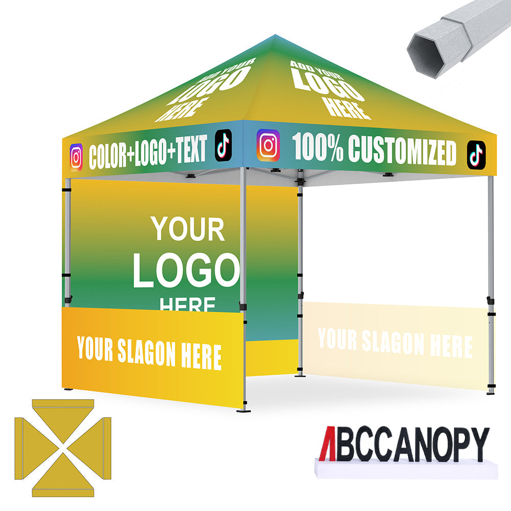 S3 BenchMark Brio Shield Custom Aluminum Canopy 10x10, 10x15, 10x20