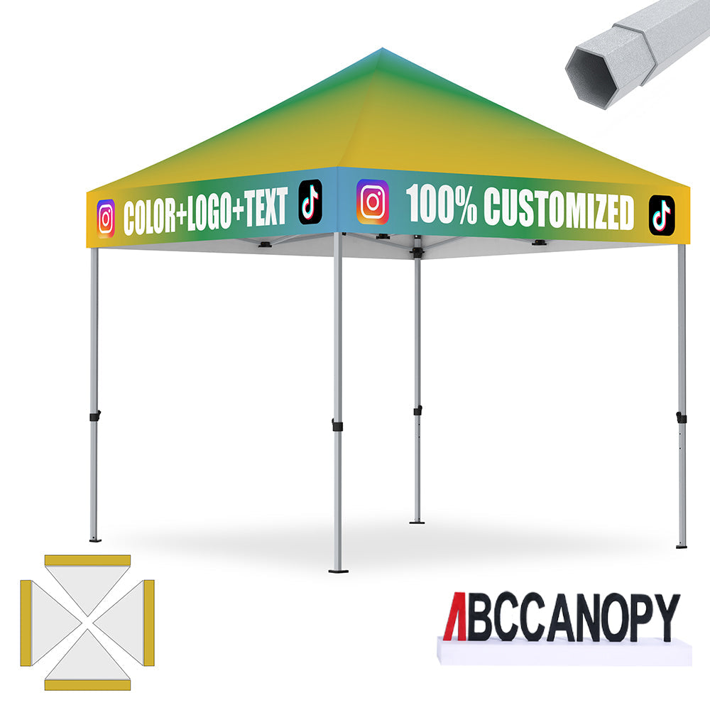 S3 BenchMark Brio Shield Custom Aluminum Canopy 10x10, 10x15, 10x20