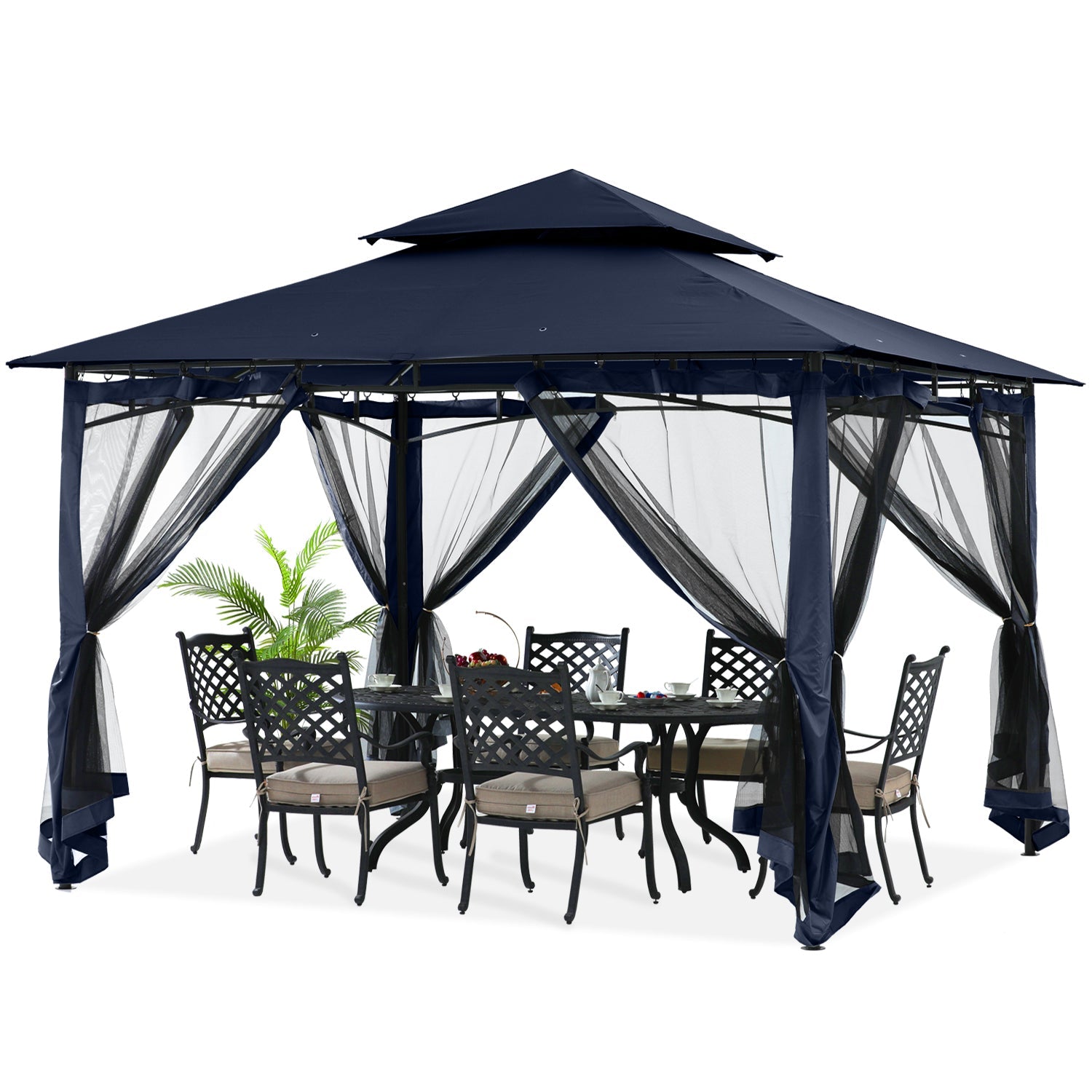 9x9/11x11/10x12 Patio Gazebo (Mesh Wall)