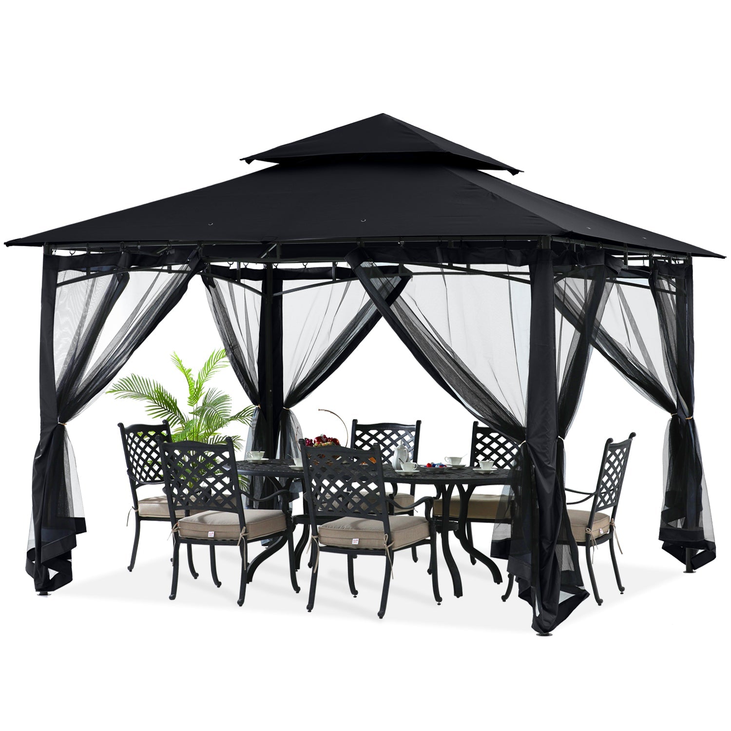 9x9/11x11/10x12 Patio Gazebo (Mesh Wall)