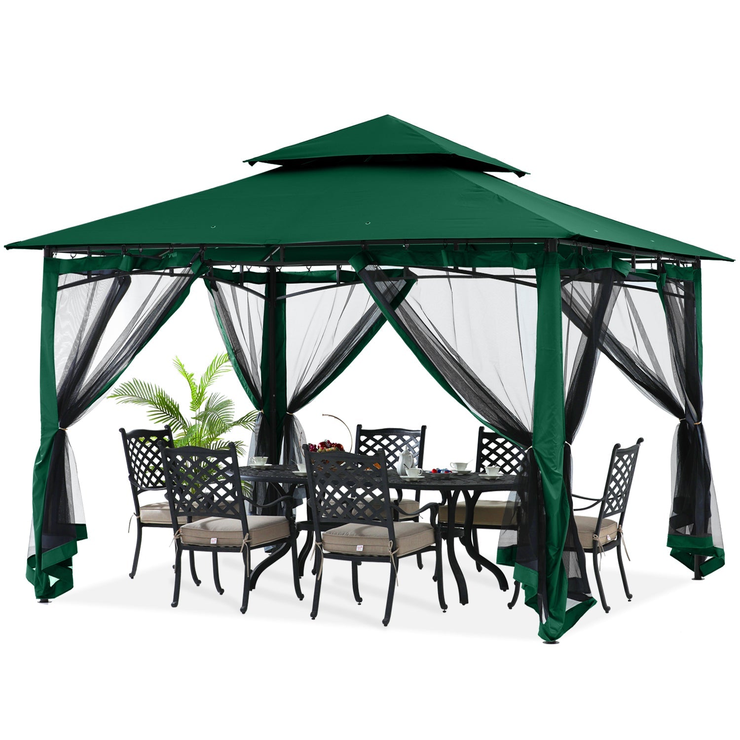 9x9/11x11/10x12 Patio Gazebo (Mesh Wall)