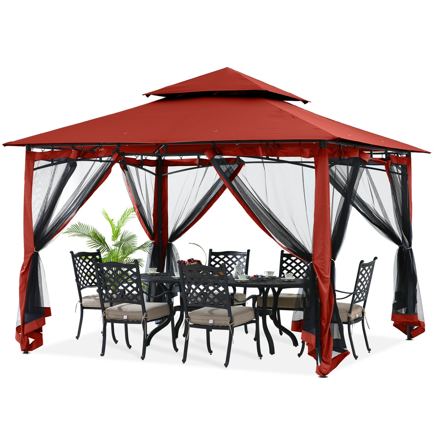 9x9/11x11/10x12 Patio Gazebo (Mesh Wall)
