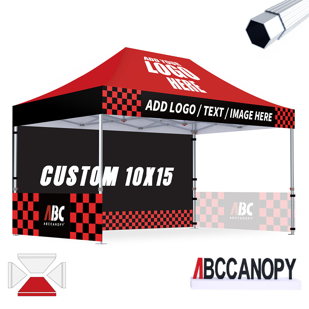 S3 BenchMark Brio® - Fort Custom Aluminum Canopy 10x10, 10x15, 10x20