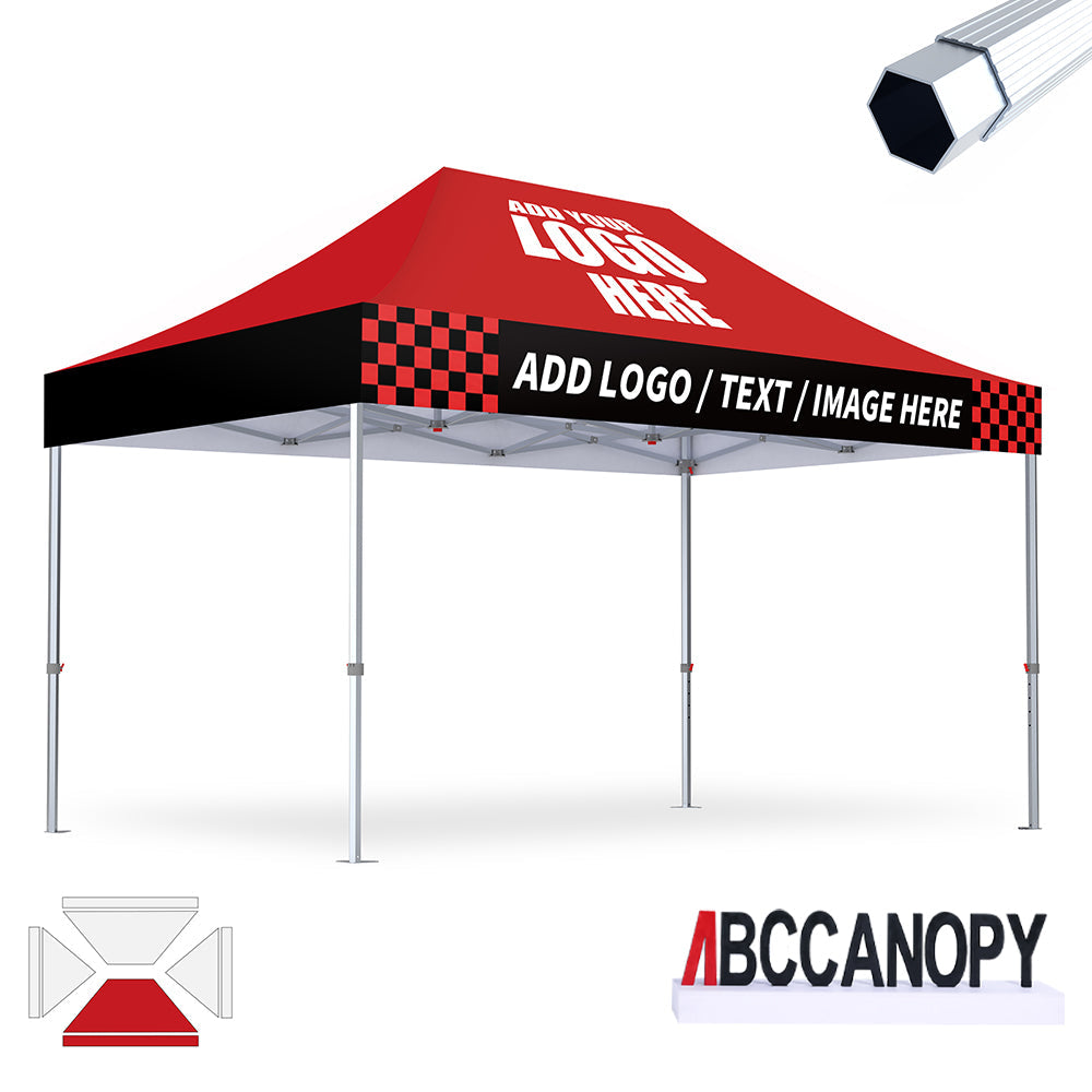 S3 BenchMark Brio® - Fort Custom Aluminum Canopy 10x10, 10x15, 10x20