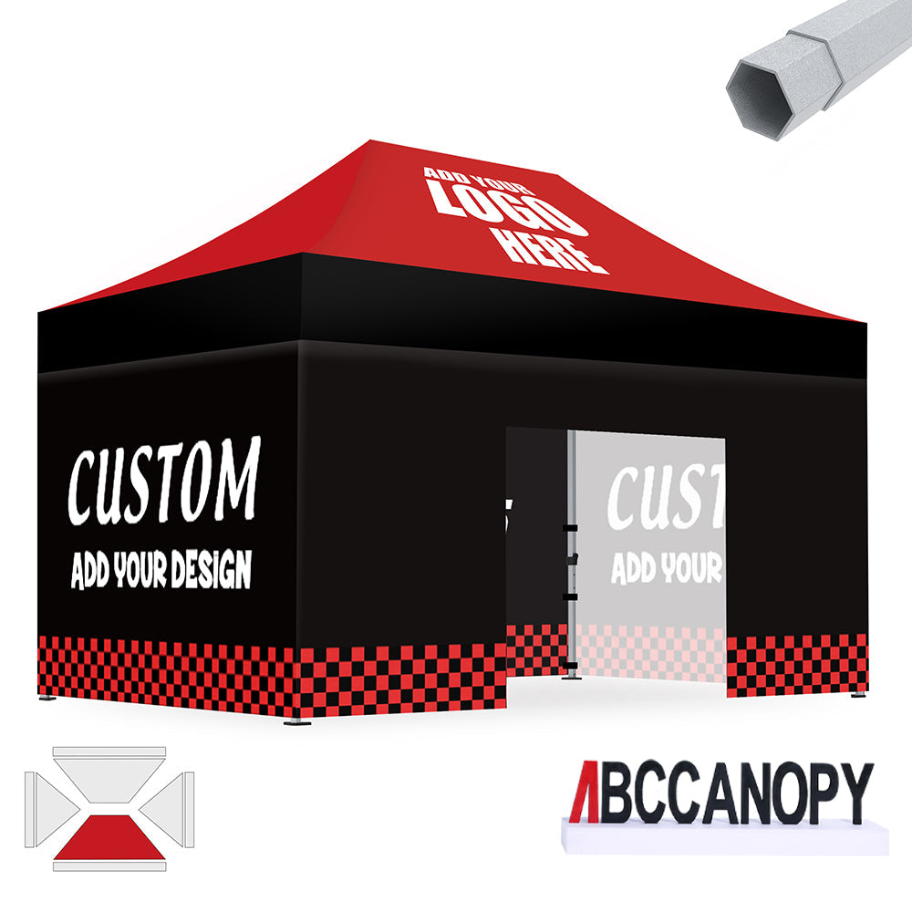 S3 BenchMark Brio Shield Custom Aluminum Canopy 10x10, 10x15, 10x20