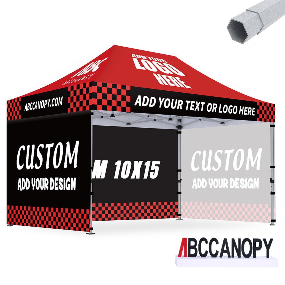 S3 BenchMark Brio Shield Custom Aluminum Canopy 10x10, 10x15, 10x20