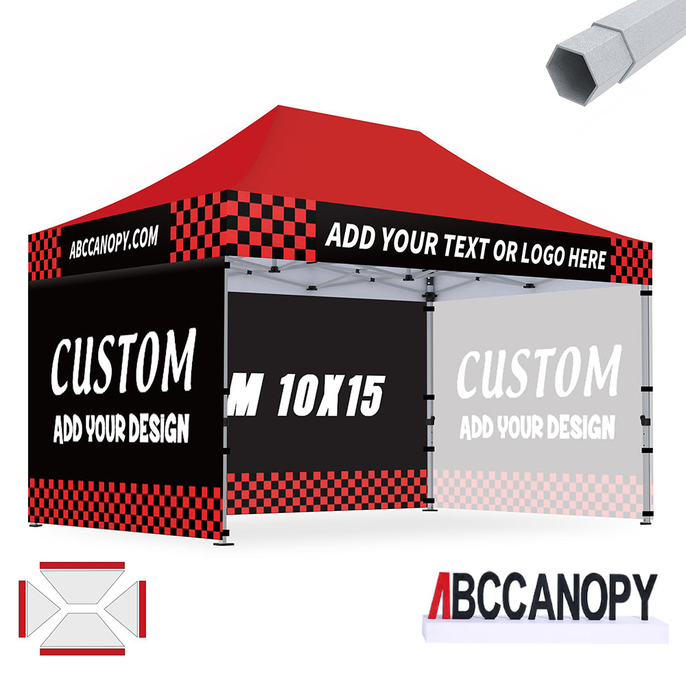S3 BenchMark Brio Shield Custom Aluminum Canopy 10x10, 10x15, 10x20
