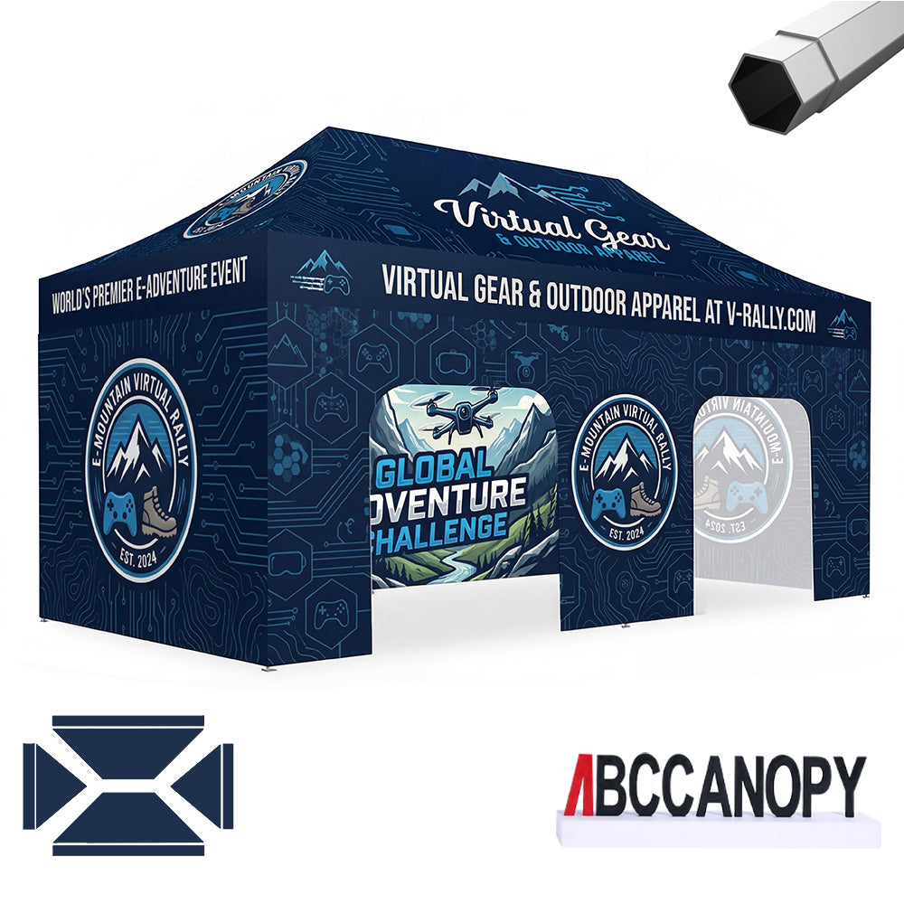 ABCCANOPY 10x20 S1/S2/S3/S4 Professional Custom Canopy Tent