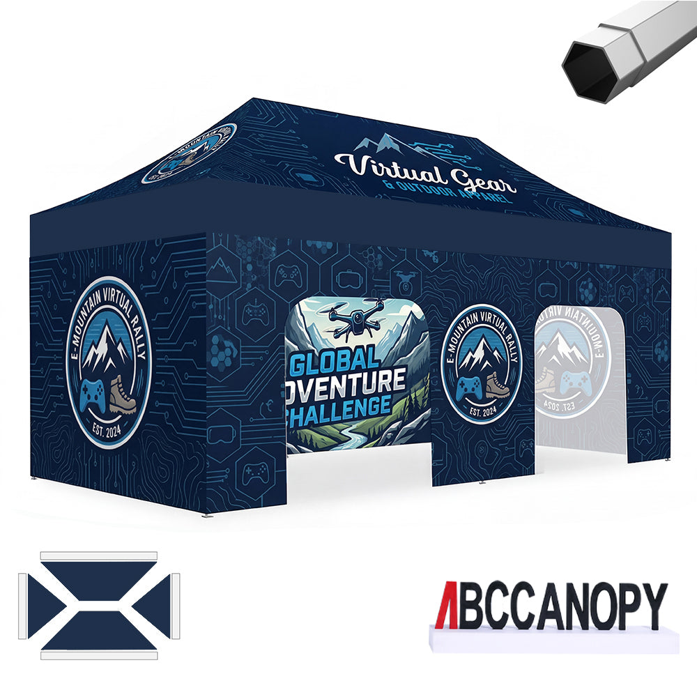 ABCCANOPY 10x20 S1/S2/S3/S4 Professional Custom Canopy Tent