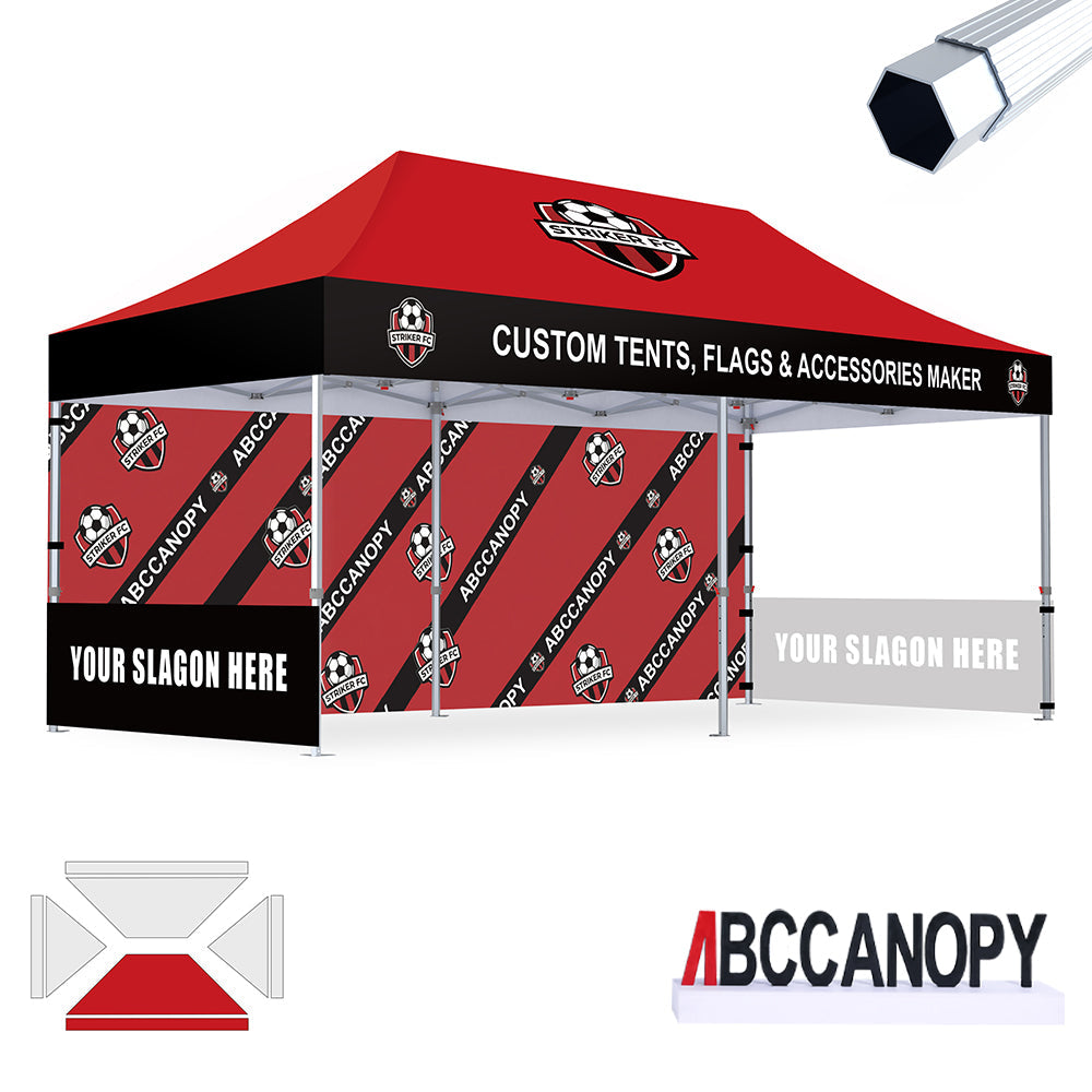S3 BenchMark Brio® - Fort Custom Aluminum Canopy 10x10, 10x15, 10x20
