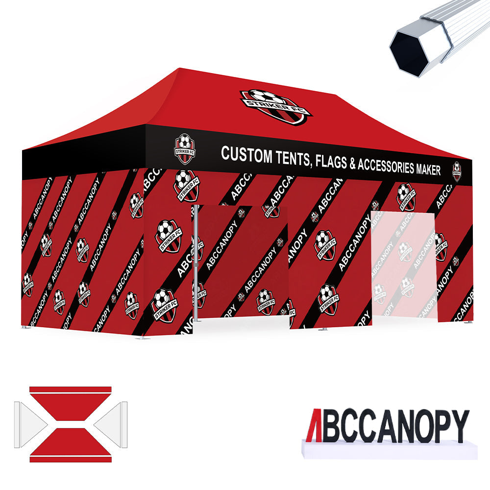 S3 BenchMark Brio® - Fort Custom Aluminum Canopy 10x10, 10x15, 10x20