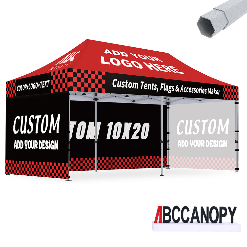 S3 BenchMark Brio Shield Custom Aluminum Canopy 10x10, 10x15, 10x20