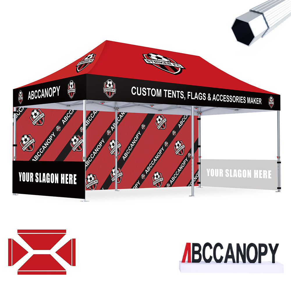 S3 BenchMark Brio® - Fort Custom Aluminum Canopy 10x10, 10x15, 10x20