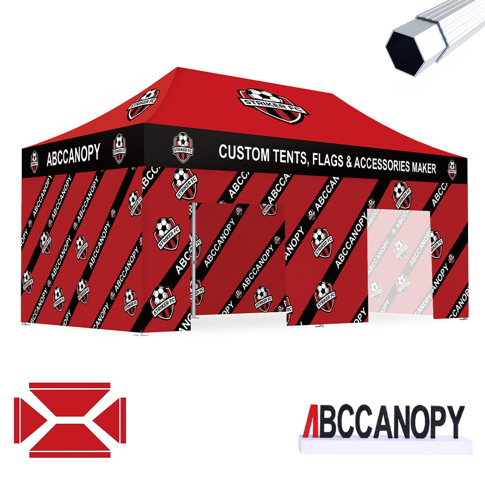 S3 BenchMark Brio® - Fort Custom Aluminum Canopy 10x10, 10x15, 10x20