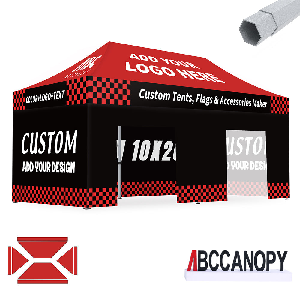 S3 BenchMark Brio Shield Custom Aluminum Canopy 10x10, 10x15, 10x20