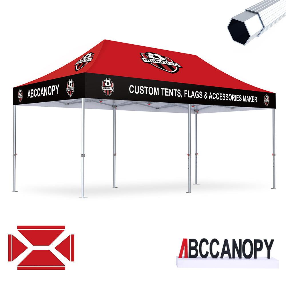 S3 BenchMark Brio® - Fort Custom Aluminum Canopy 10x10, 10x15, 10x20