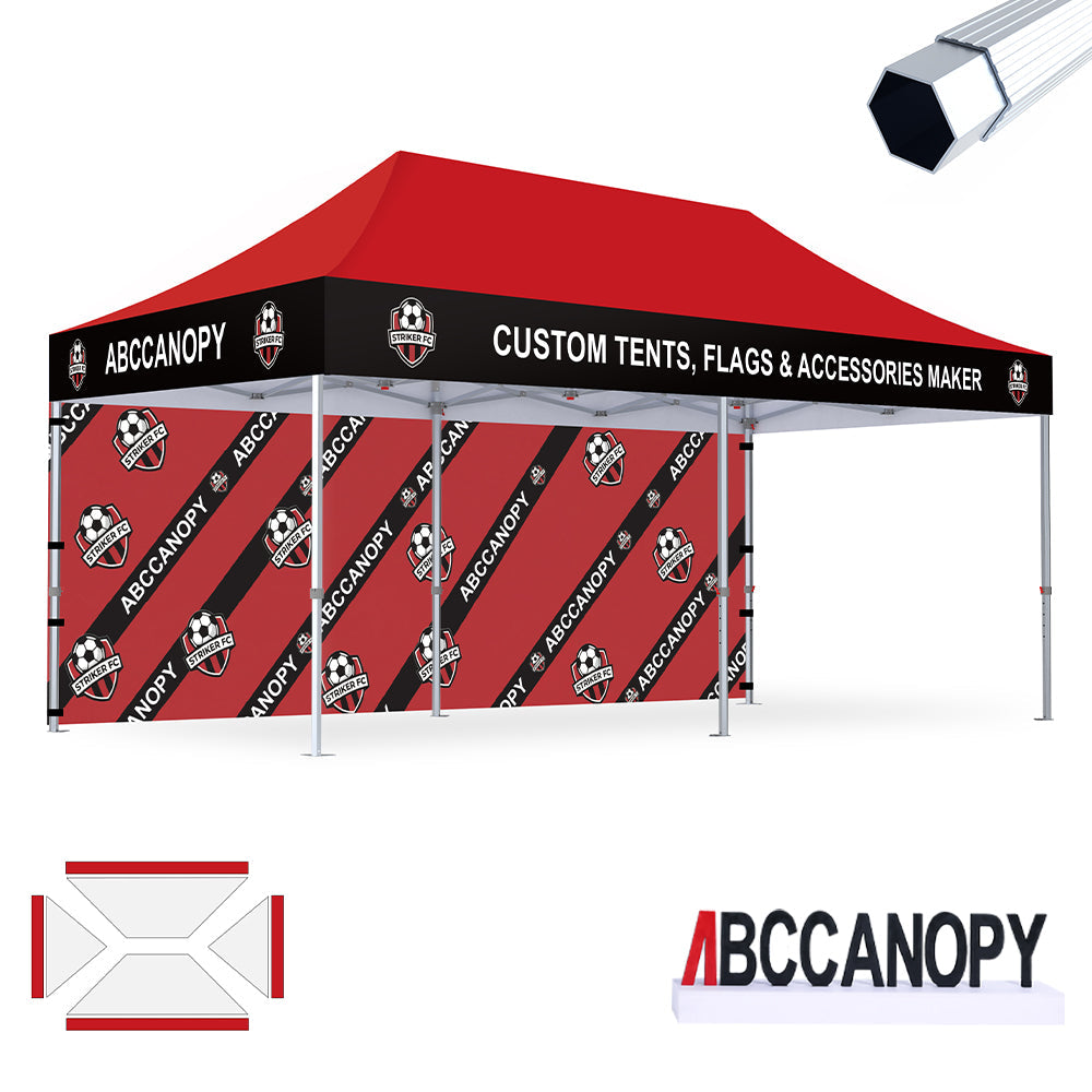S3 BenchMark Brio® - Fort Custom Aluminum Canopy 10x10, 10x15, 10x20