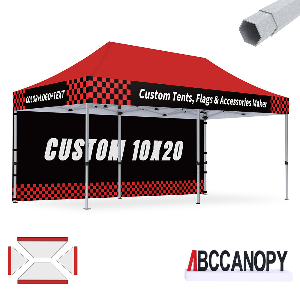 S3 BenchMark Brio Shield Custom Aluminum Canopy 10x10, 10x15, 10x20