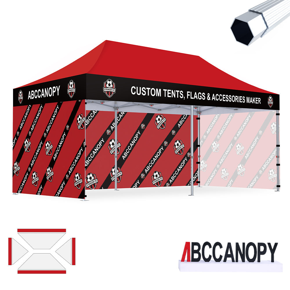 S3 BenchMark Brio® - Fort Custom Aluminum Canopy 10x10, 10x15, 10x20