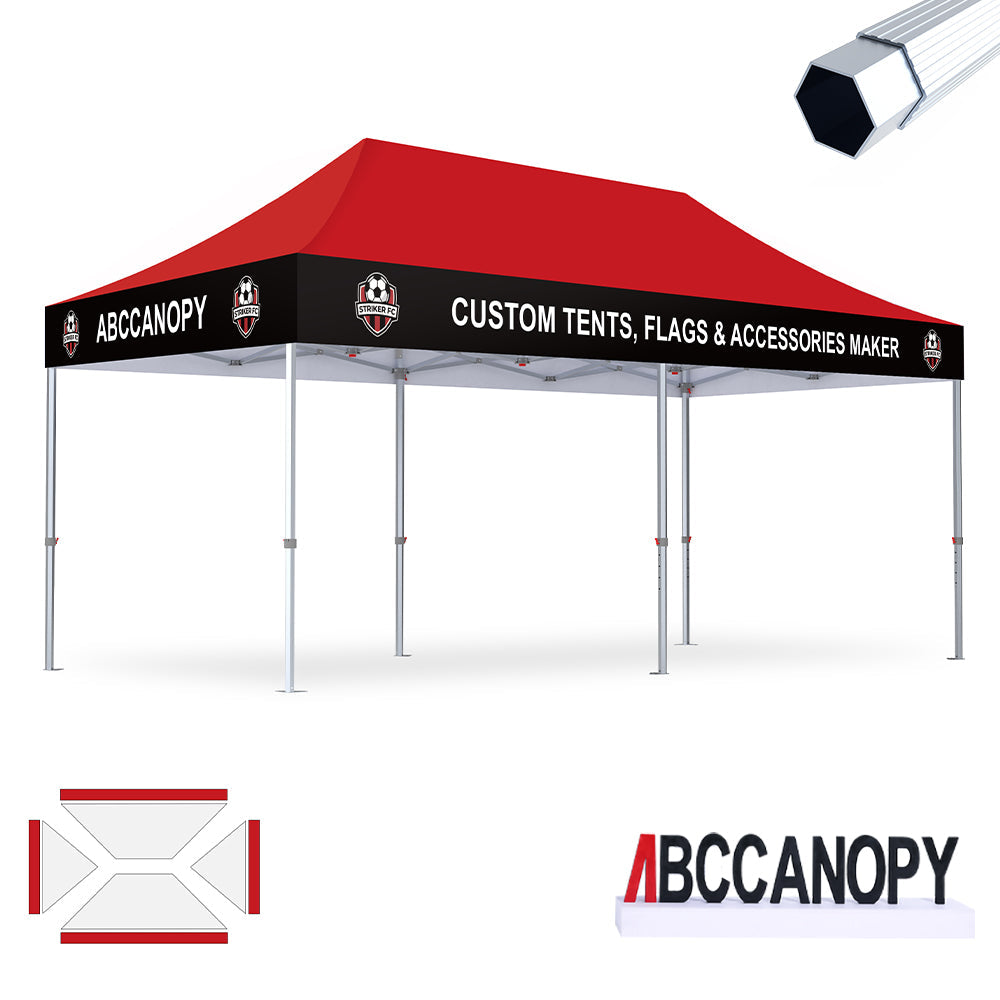 S3 BenchMark Brio® - Fort Custom Aluminum Canopy 10x10, 10x15, 10x20
