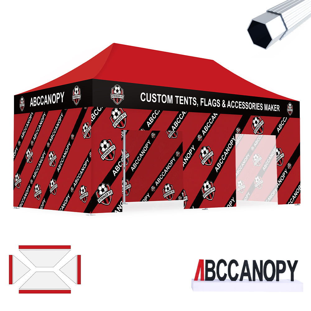 S3 BenchMark Brio® - Fort Custom Aluminum Canopy 10x10, 10x15, 10x20