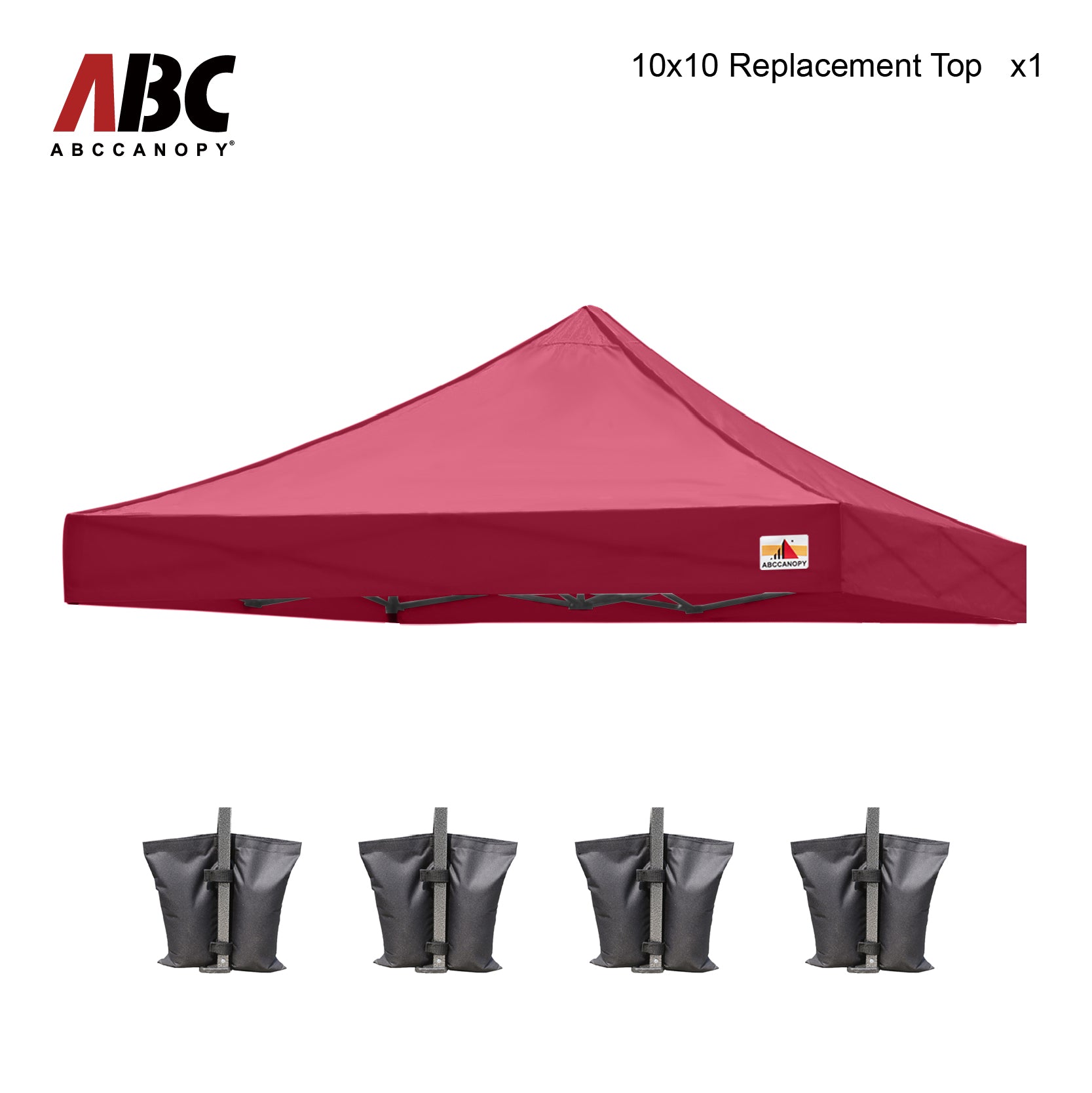 Top cover for 10x10 canopy(4 extra weight bags)
