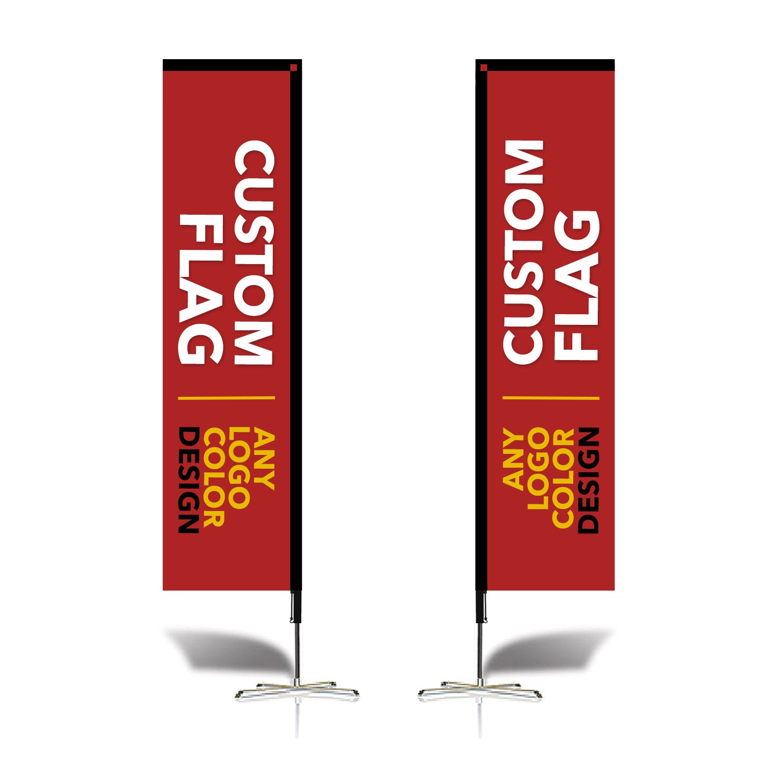 Custom Rectangle Flag 8FT/10FT/12FT