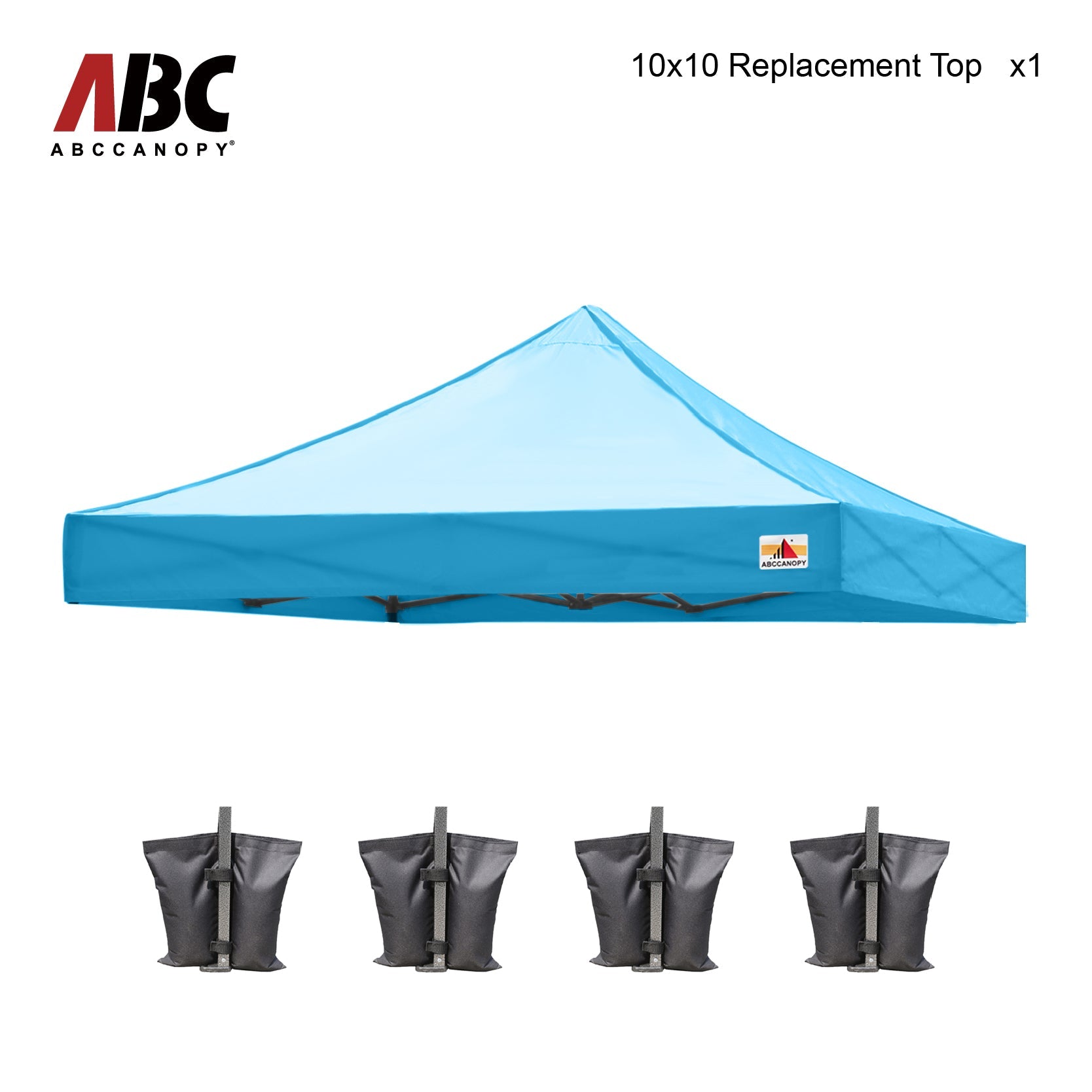 Top cover for 10x10 canopy(4 extra weight bags)