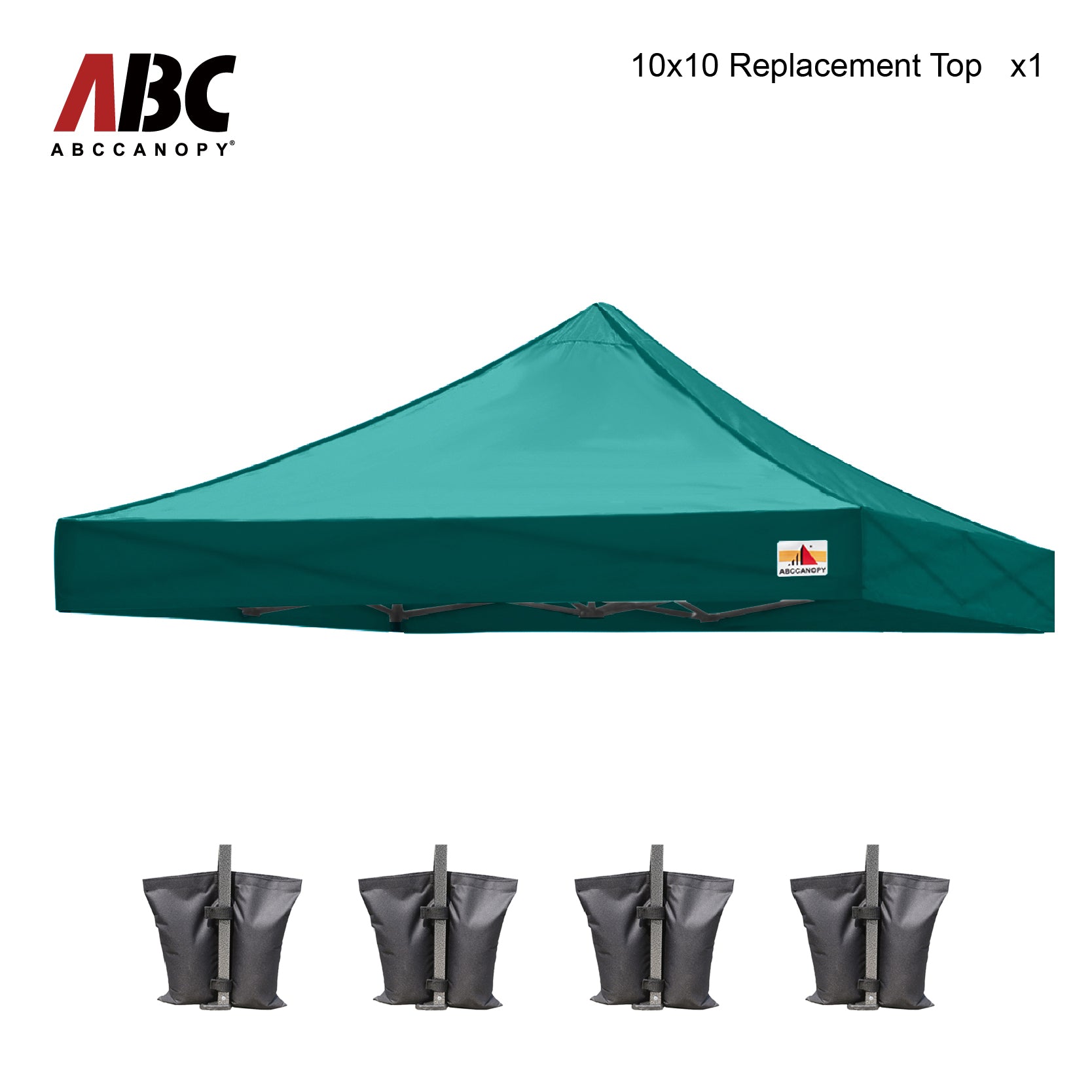 Top cover for 10x10 canopy(4 extra weight bags)