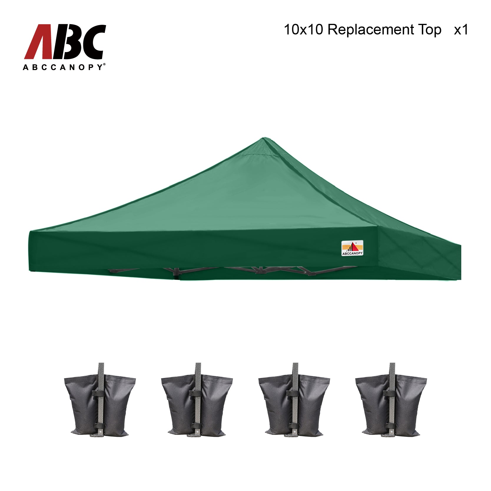 Top cover for 10x10 canopy(4 extra weight bags)