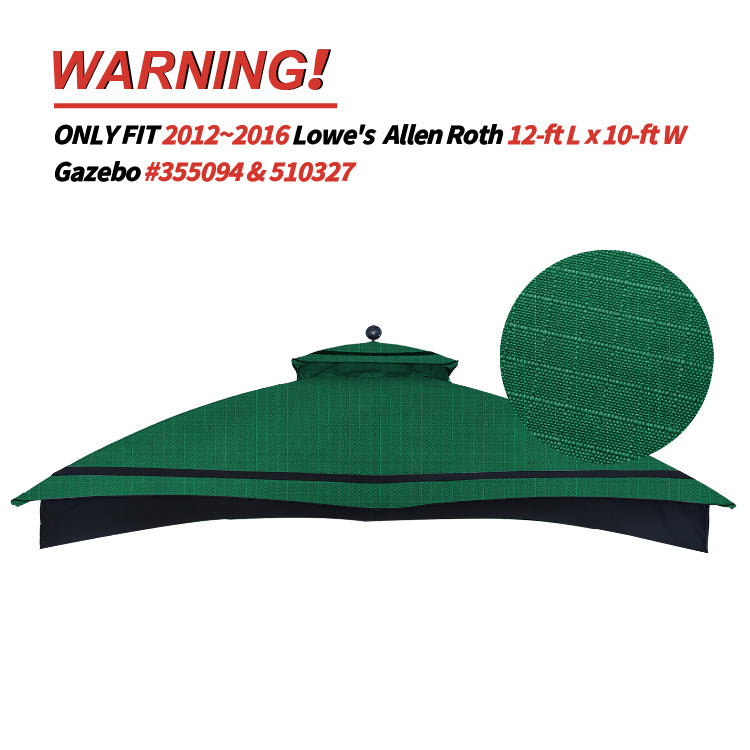 10x12 Gazebo Replacement Accessories (GF-12S004B-1/GF-12S004BTO)
