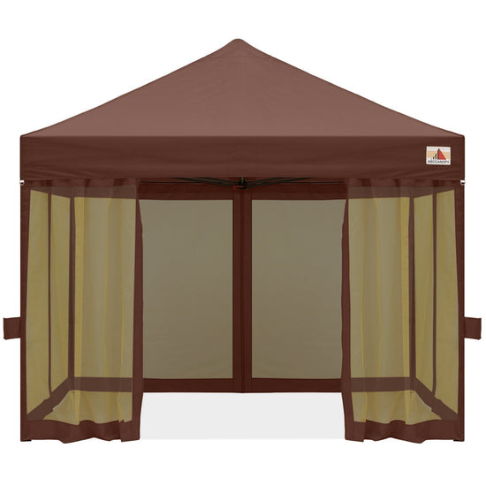 S1 Commercial 10x10 Pop Up Canopy (Netting Walls)