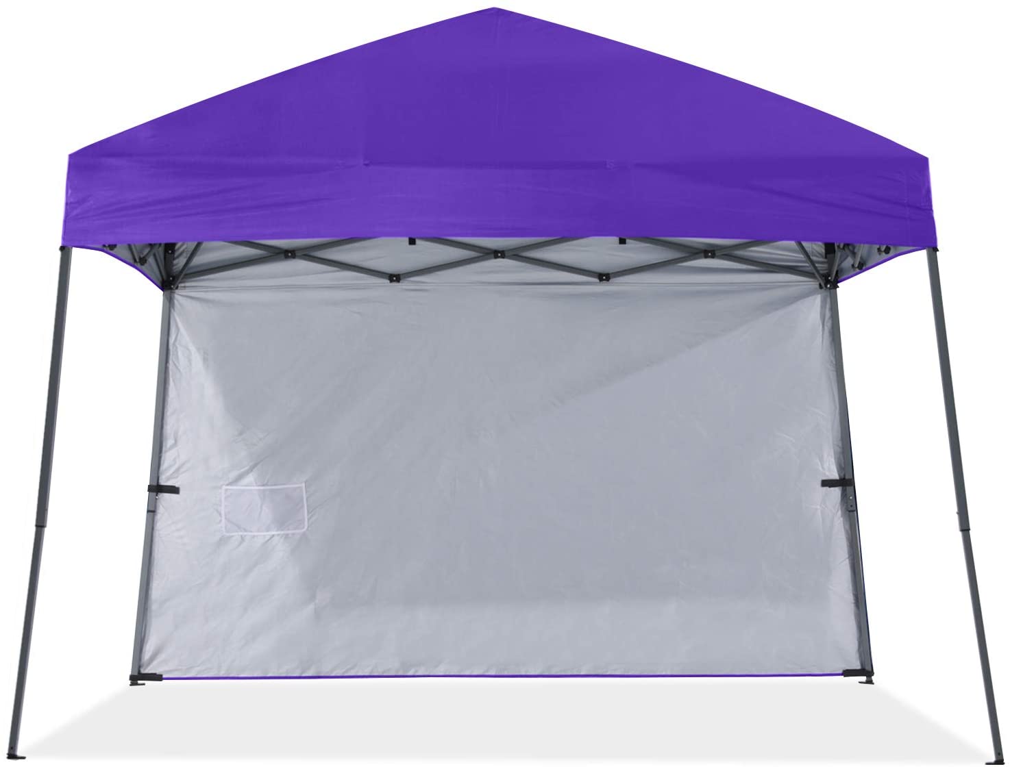 Outdoor Slant Beach Camping Canopy Tent with 1 Sun Wall
