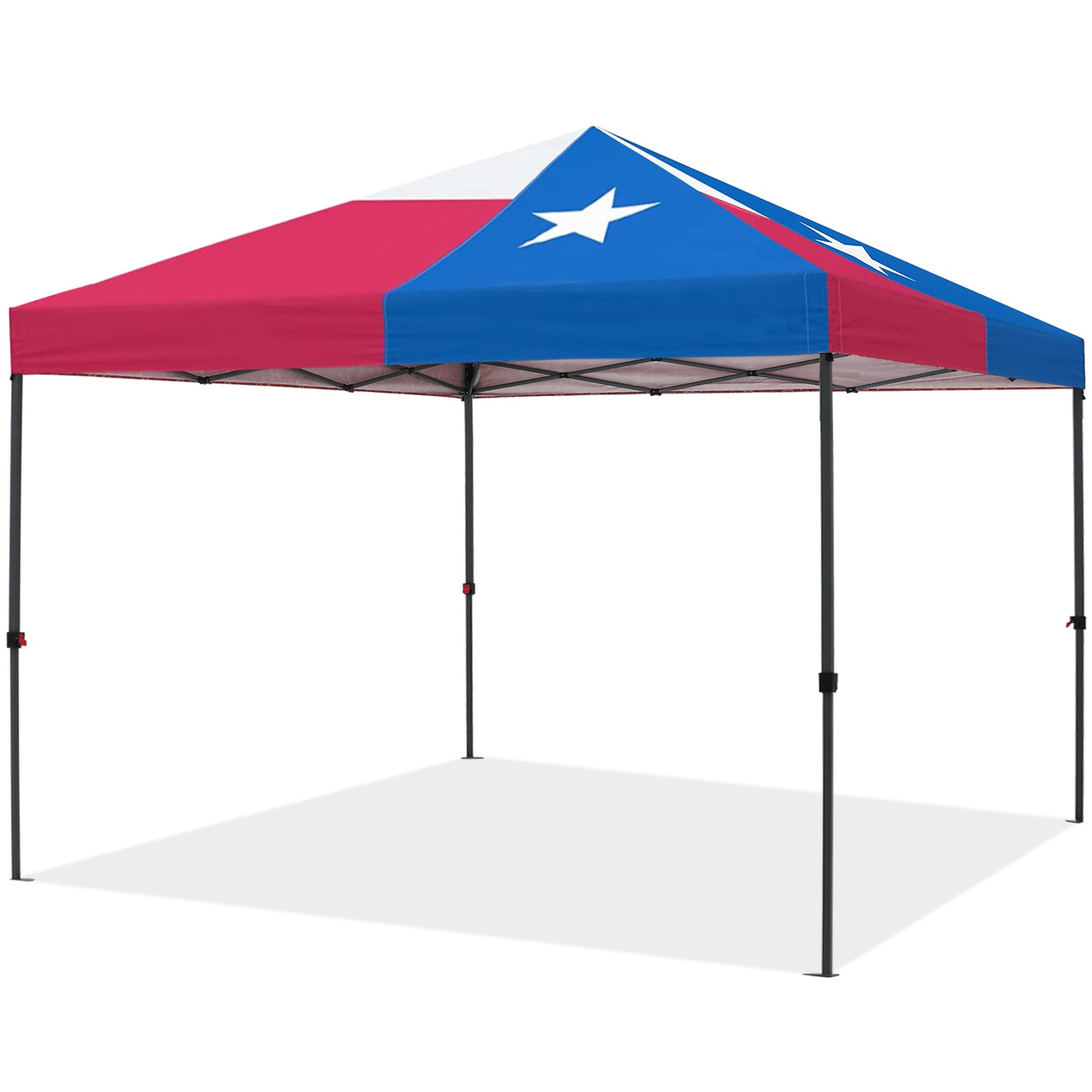 10x10 Outdoor Easy Pop‑up Canopy Tent with Graphic Print