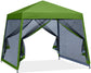 Outdoor Slant 10x10/12x12 Canopy Tent (Mesh Wall)