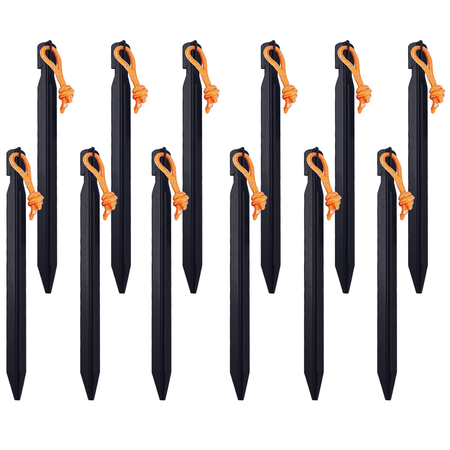 Outdoor High-strength Aluminum Stakes for Tent (12pc)
