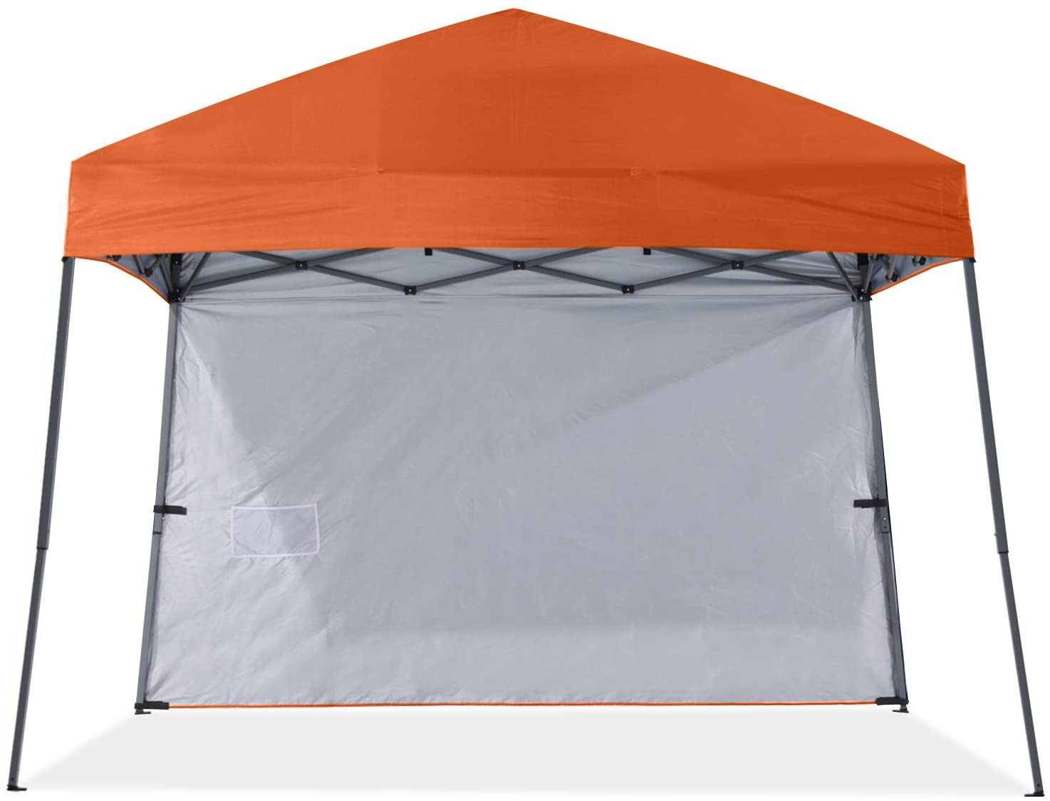 Outdoor Slant Beach Camping Canopy Tent with 1 Sun Wall