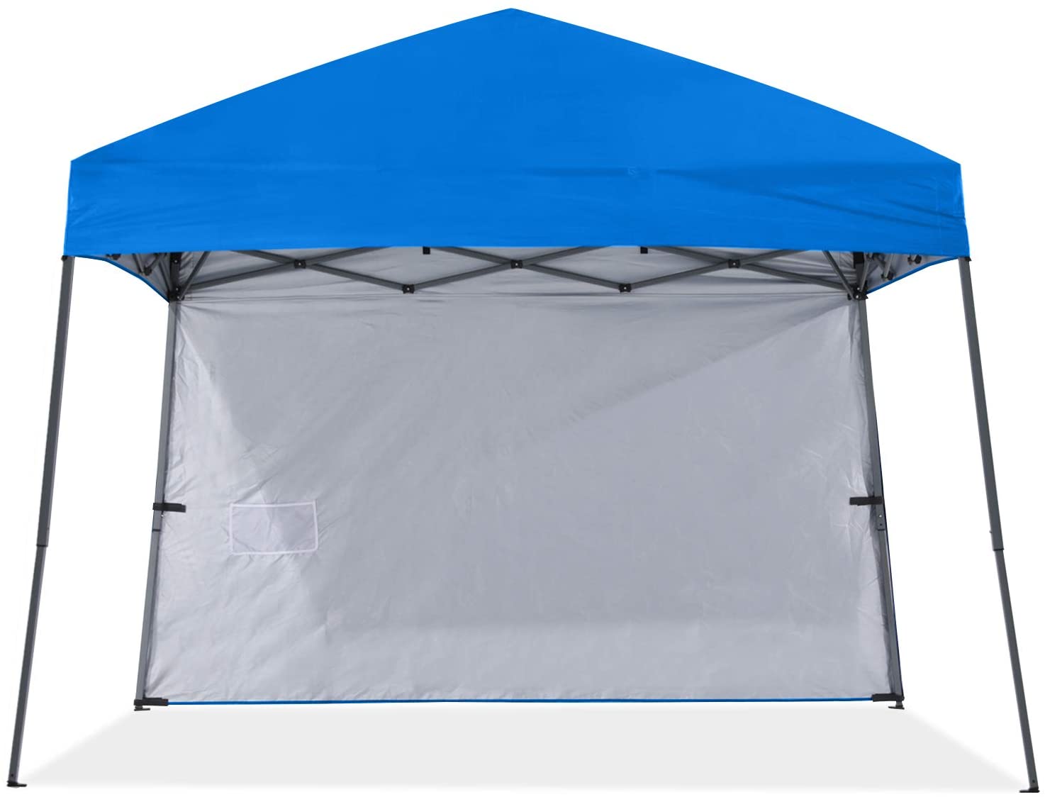 Outdoor Slant Beach Camping Canopy Tent with 1 Sun Wall