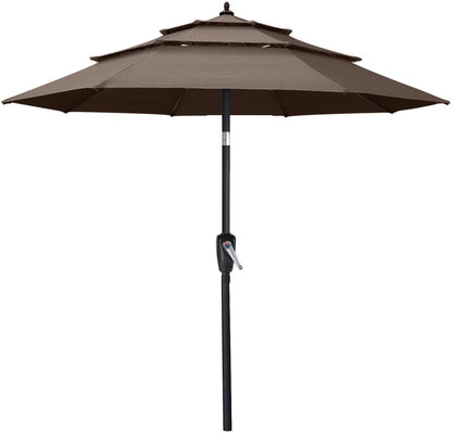 3 Tiers Patio Umbrella Outdoor Table Umbrella