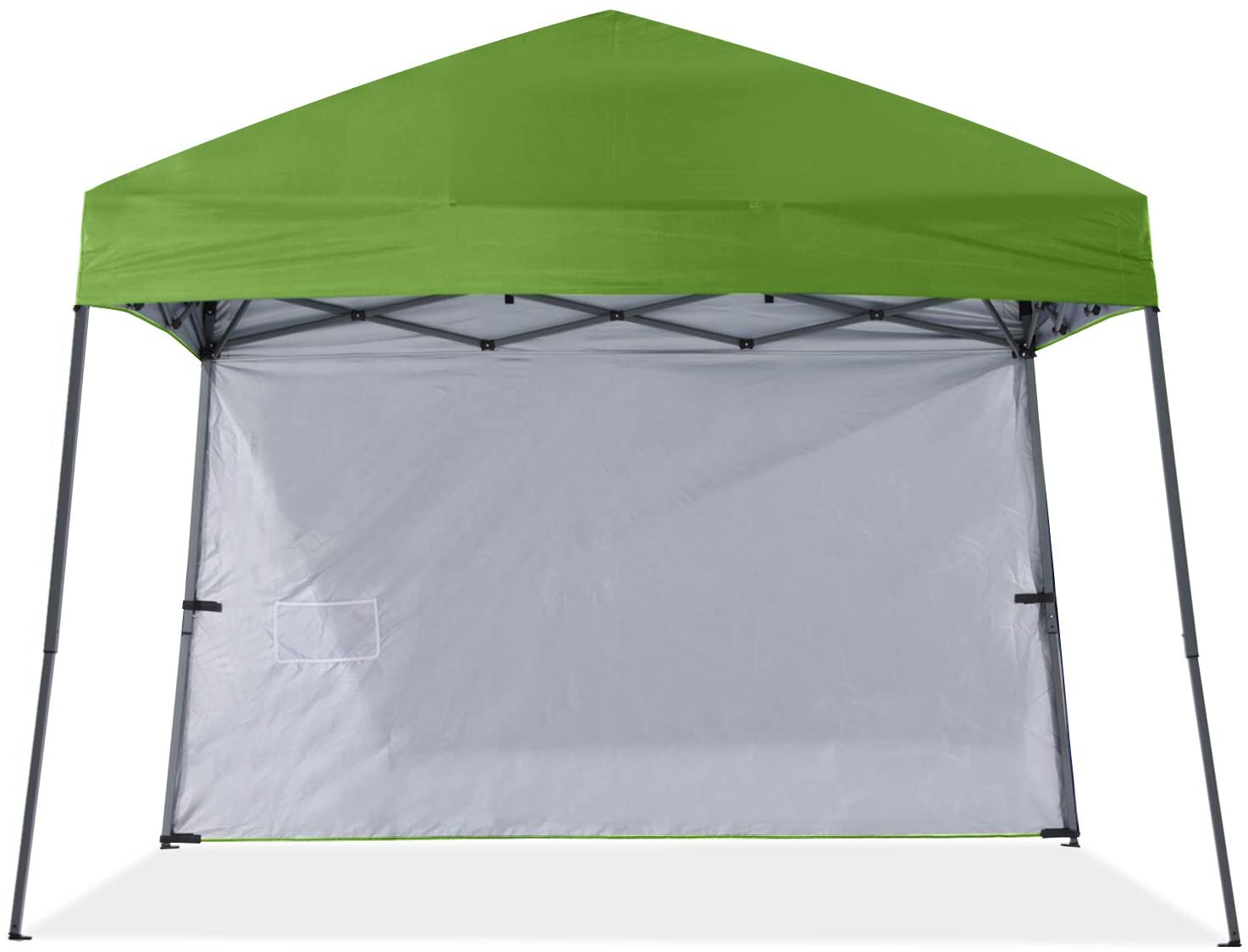Outdoor Slant Beach Camping Canopy Tent with 1 Sun Wall