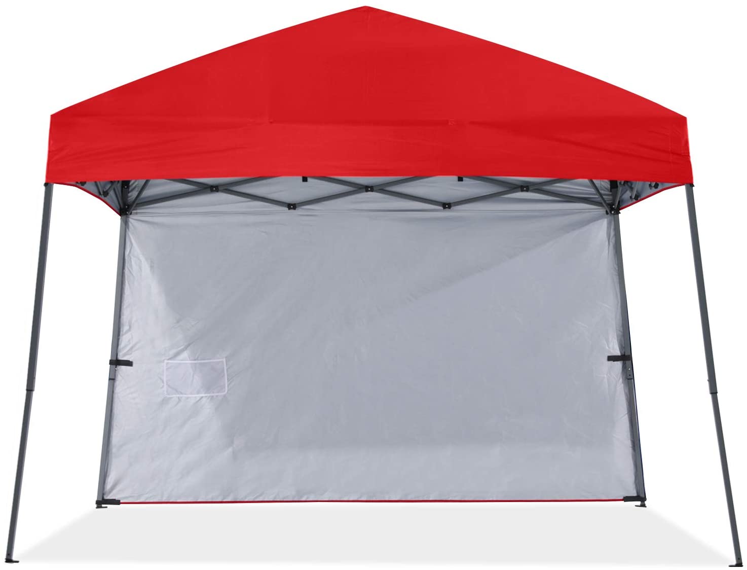Outdoor Slant Beach Camping Canopy Tent with 1 Sun Wall