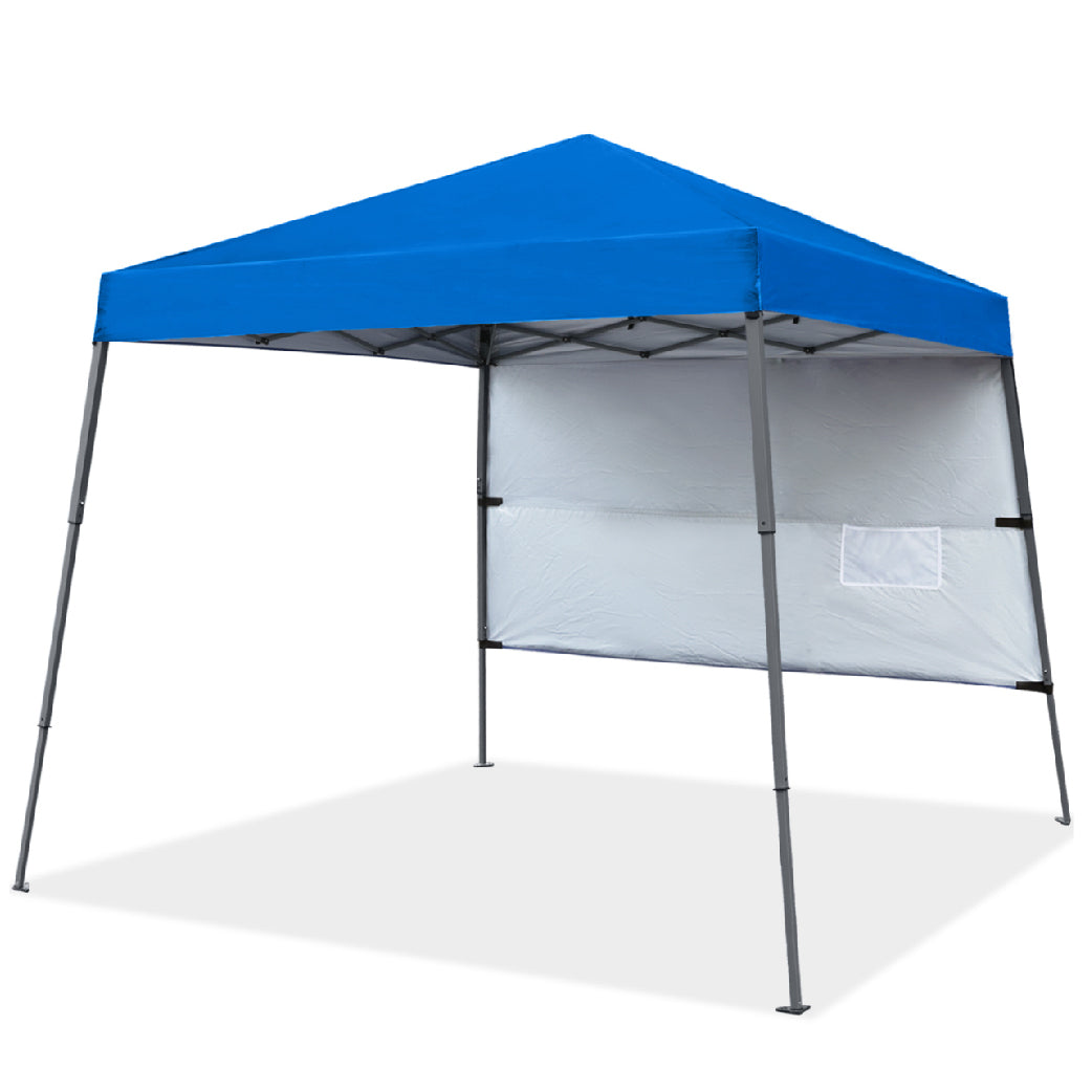 Outdoor Slant Beach Camping Canopy Tent with 1 Sun Wall