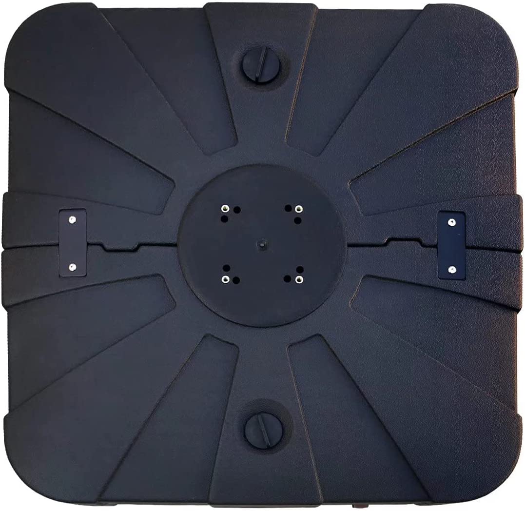 220/242.5/275/352 lbs Patio Umbrella Base Sand/Water Filled, Black